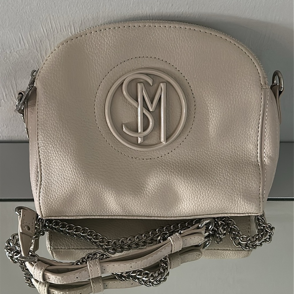🆕 STEVE MADDEN BMora Crossbody Bag Beige NEW